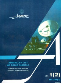 Admiralty List of Radio Signals : Coast Radio Stations (Oceania and the Americas)