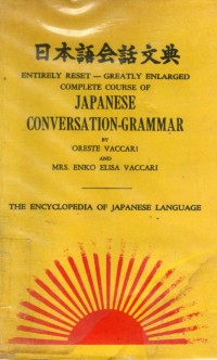 Japanese Conversation - Grammar