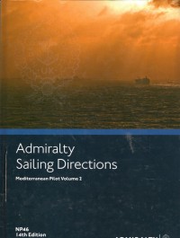 Admiralty Sailing Directions : Mediterranean Pilot Volume 2