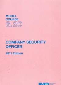 Model Course 3.20 : Company Security Officer