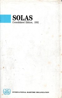 SOLAS : Consolidated Edition, 1992