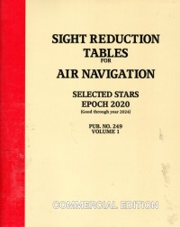 Sight Reduction Tables for Air Navigation