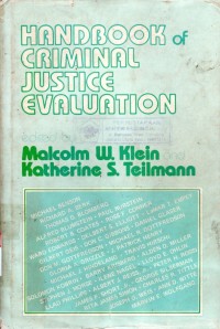 Handbook of Criminal Justice Evaluation