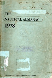 The Nautical Almanac 1978