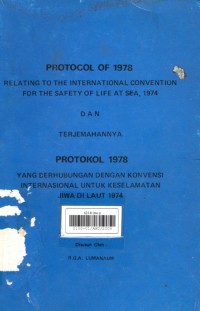 Protocol of 1978 Relating To the International Convention for the Safety of Life At Sea, 1974