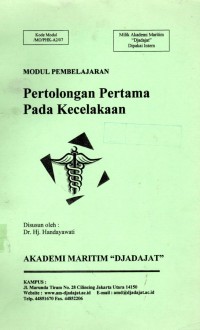 Modul Pembelajaran Pertolongan Pertama Pada Kecelakaan