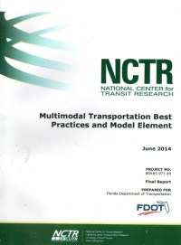 Multimodal Trasnportation Best Practices and Model Element