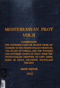 Mediterranean Pilot Vol II