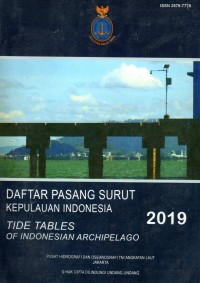 Daftar Pasang Surut Kepualuan Indonesia 2019; Tide Tables of Indonesian Archipelago 2019