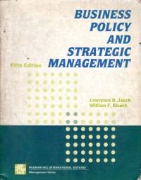 Business Policy and Strategic Management