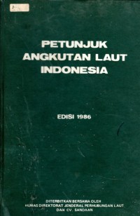 Petunjuk Angkutan Laut Indonesia