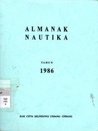 Almanak Nautika Tahun 1986