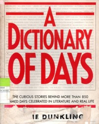 A Dictionary of Days