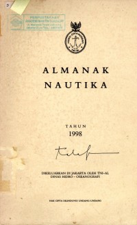 Almanak Nautika Tahun 1998