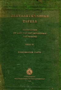 Zeevaartkundige Tafels