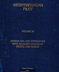 Mediterranean Pilot Volume IV